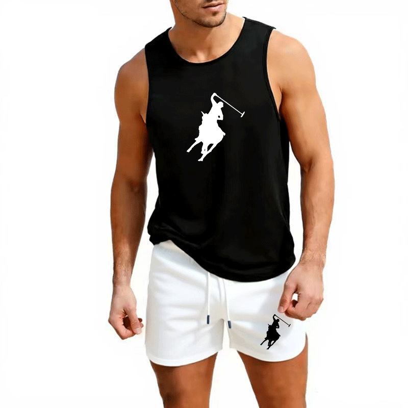 Summer Clothing Trends - 유럽 ​​남성 조끼 + 반바지 2