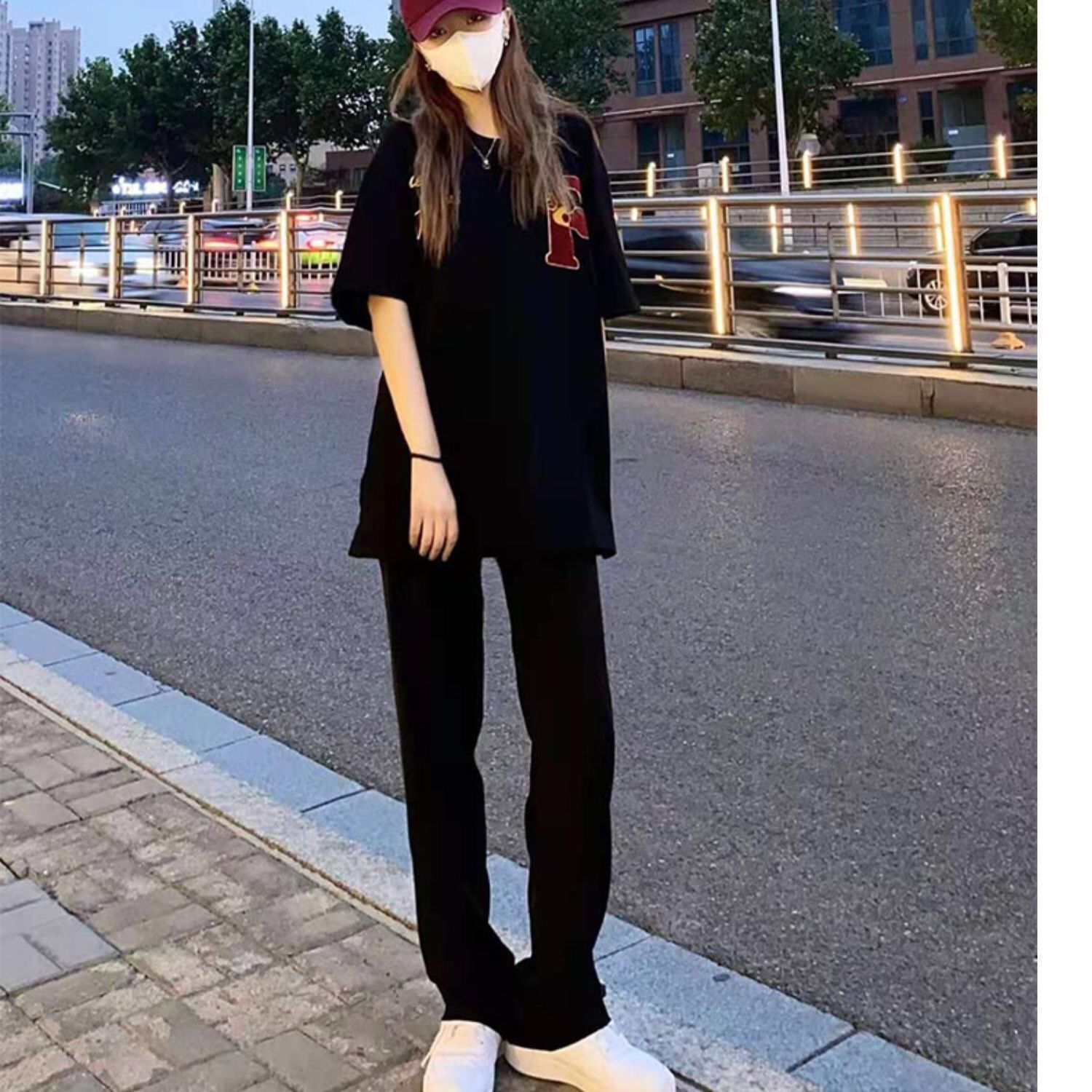 Summer Clothing Vibes - 플레어 진 고딕 의류 힙합 분위기