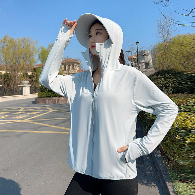Summer Clothing For Older Women - 여성용 후드형 자외선 차단 재킷 십대