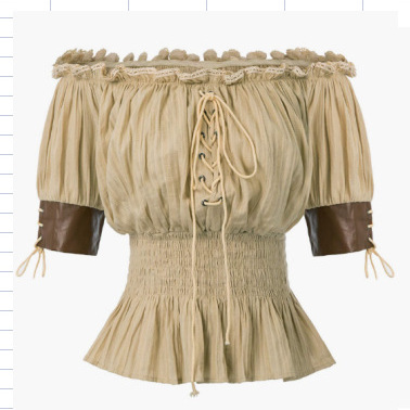 Summer Renaissance Clothing - 2026 새로운 유럽과 미국의 긴팔 여성용