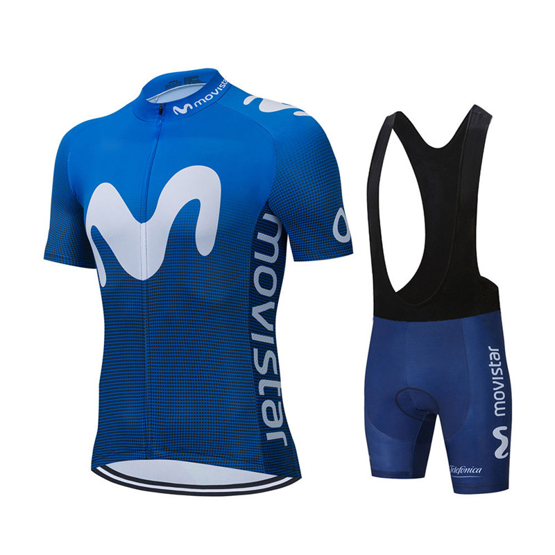 Summer Clothing Men Sale - Movistar-신제품 팀 사이클링 저지 세트 MTB