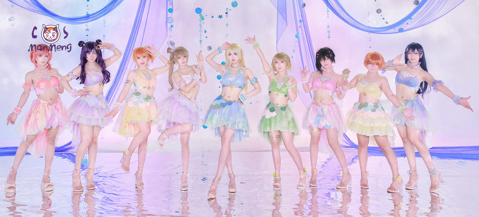 Summer Alt Clothing - 애니메이션 러브라이브! Hanayo Koizumi 인어 코스프레
