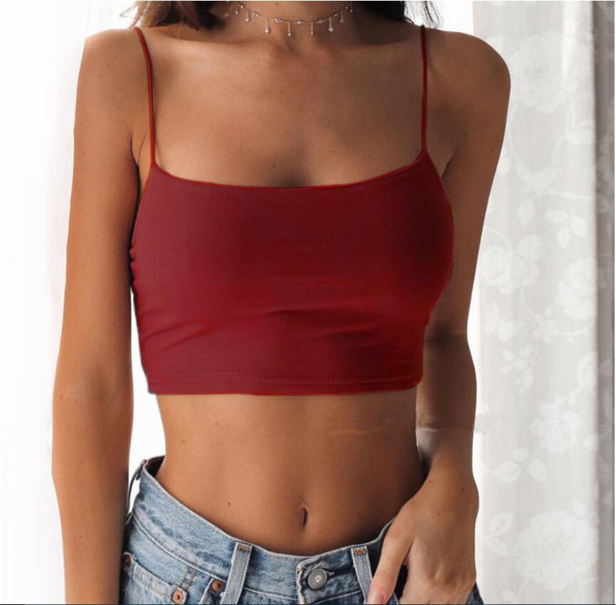 2023 섹시한 멜빵 배꼽 백리스 가슴 랩 조끼, 탑  - Summer Clothing Europe 리뷰 및 가격