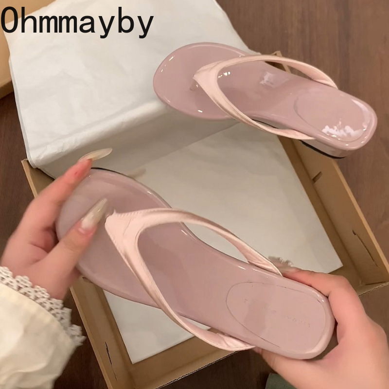 글래디에이터 여름 여성 웨지힐 슬리퍼 간결한 스트릿 스 - Summer Vacation Clothing Women 리뷰 및 가격