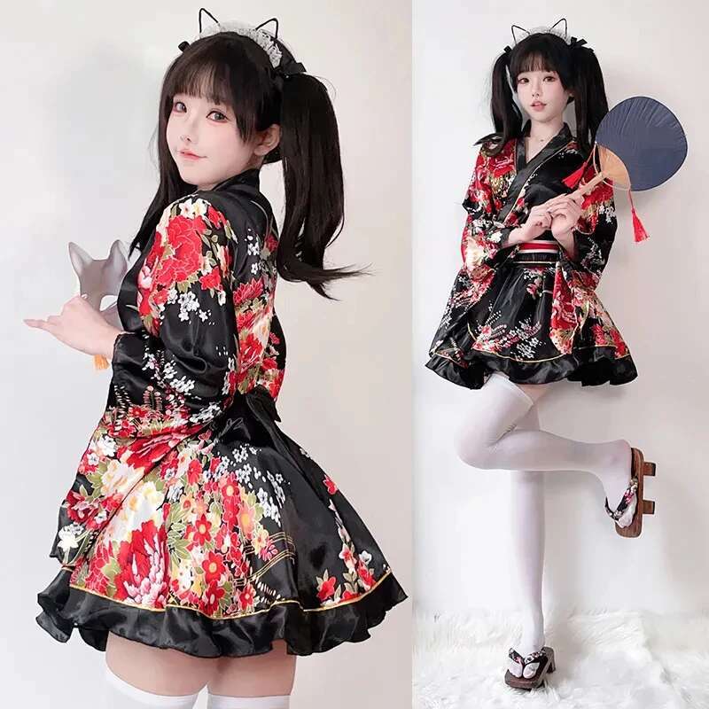 일본식 수정된 기모노 드레스 여성용 목욕 가운 여름 코 - Summer Alt Clothing 리뷰 및 가격