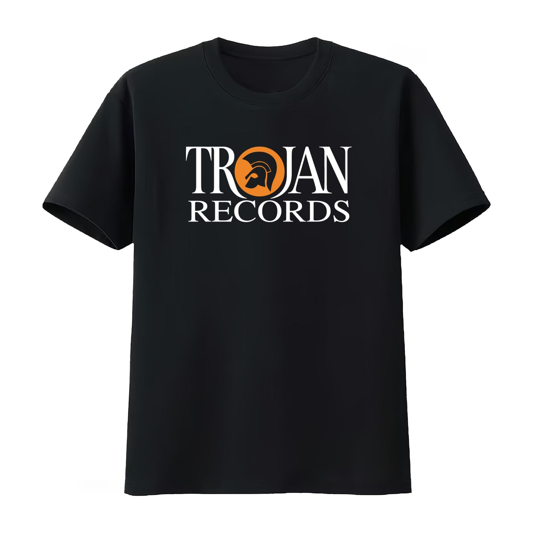 Trojan Records 영국 레이블 로고 남성 티셔 - Summer Clothing Label 리뷰 및 가격