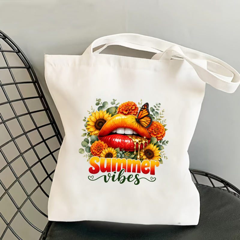 2개 세트 화려한 입술 꽃 나비 여름 분위기 다리미 부 - Summer Clothing Vibes 리뷰 및 가격