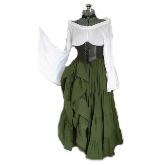 2025 새로운 파티 긴팔 드레스 여성 르네상스 중세  - Summer Renaissance Clothing 리뷰 및 가격