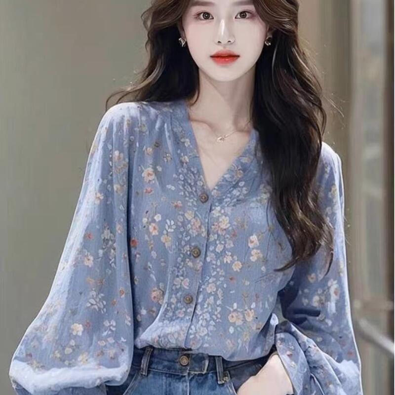 봄 여름 새로운 여성 의류 프랑스어 우아한 꽃무늬 V넥 - Summer Clothing New Look 리뷰 및 가격