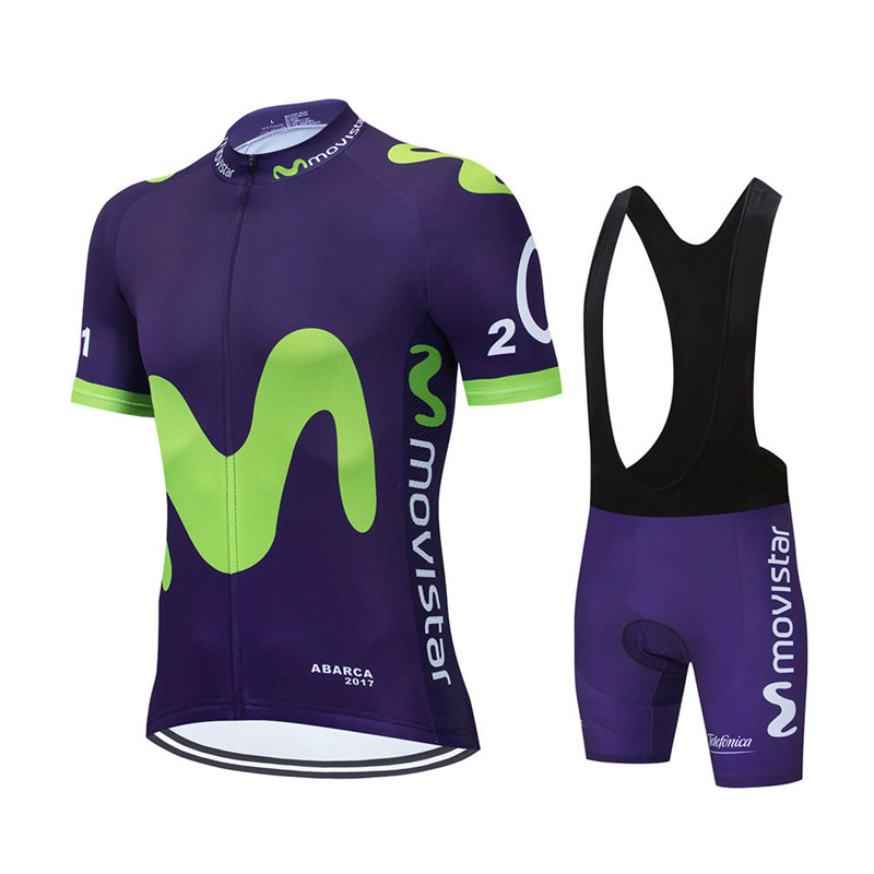 Movistar-신제품 팀 사이클링 저지 세트 MTB  - Summer Clothing Men Sale 리뷰 및 가격