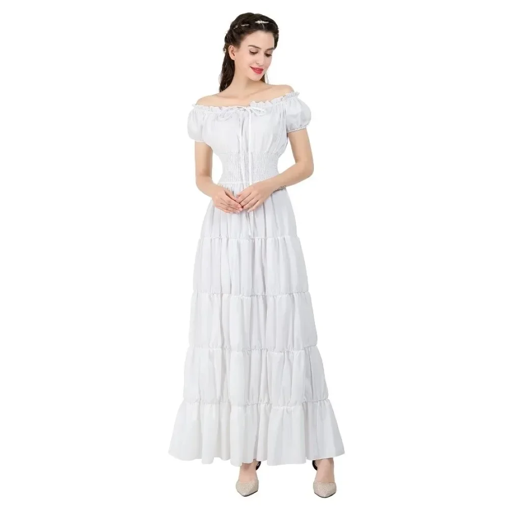 르네상스 중세 드레스 여성 아일랜드 오프 숄더 짧은 소 - Summer Renaissance Clothing 리뷰 및 가격