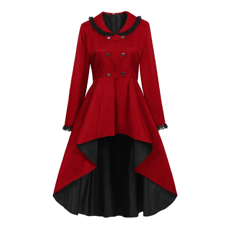 여성 르네상스 트렌치 Tailcoat 붕대 드레스 레트 - Summer Renaissance Clothing 리뷰 및 가격