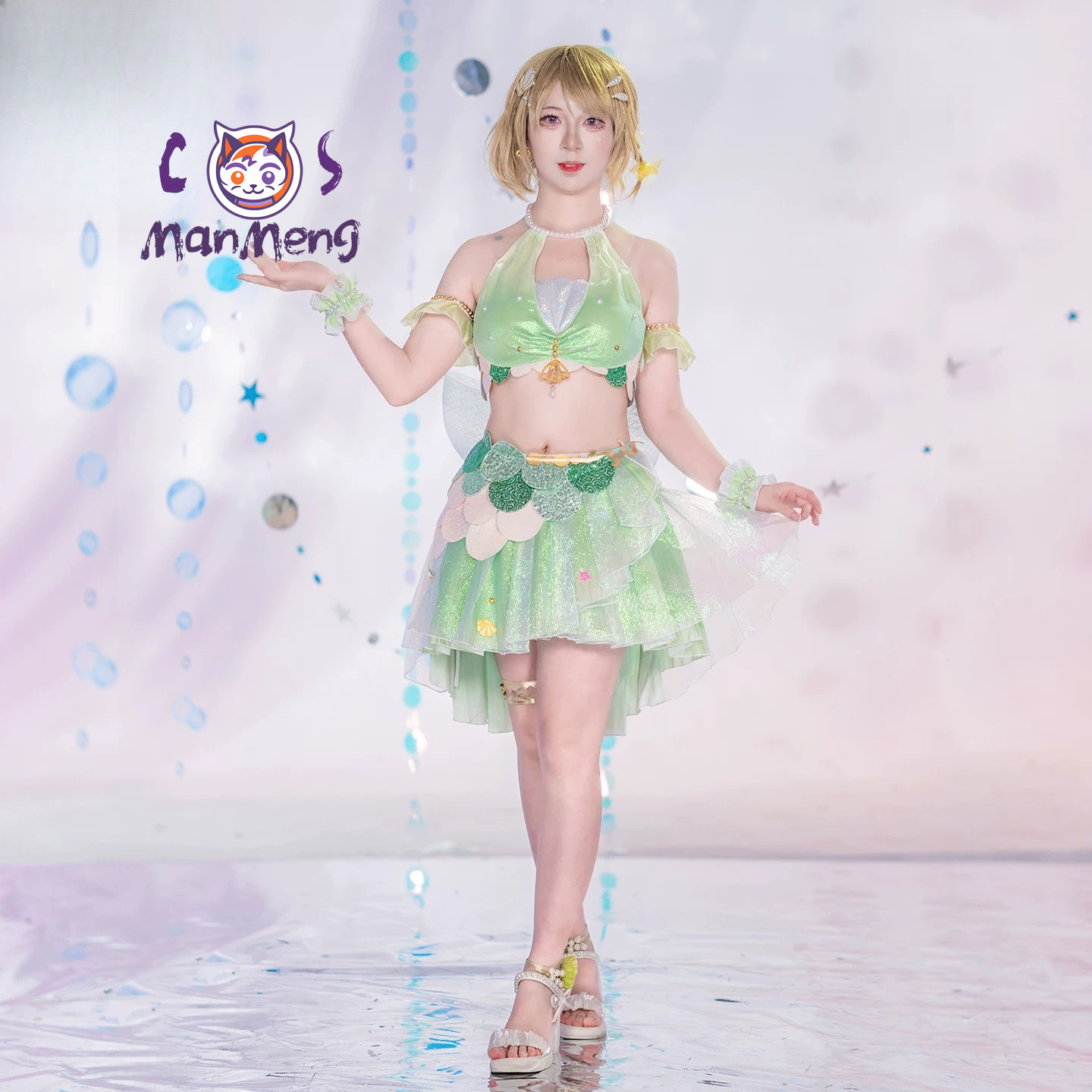 애니메이션 러브라이브! Hanayo Koizumi 인어 - Summer Alt Clothing 리뷰 및 가격