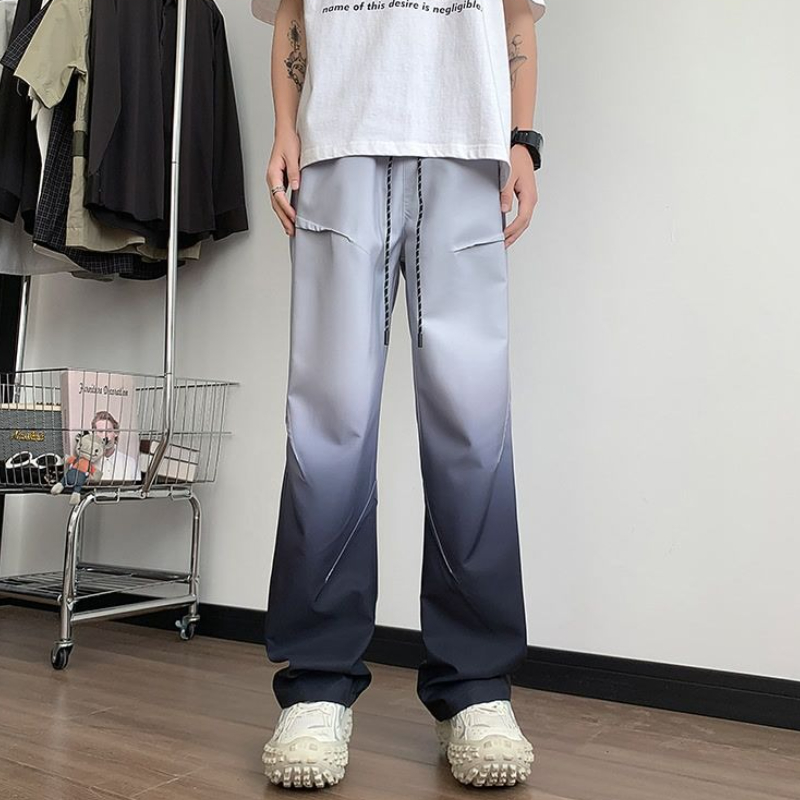 대비 색깔 헐렁한 남성 캐주얼 스트레이트 바지 여름 원 - Summer Clothing Men Sale 리뷰 및 가격