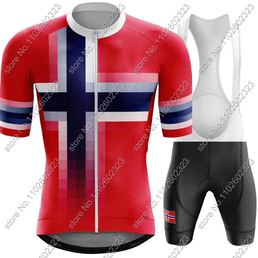 2024 노르웨이 사이클링 저지 국가대표팀 세트, 사이 - Summer Clothing Men Sale 리뷰 및 가격