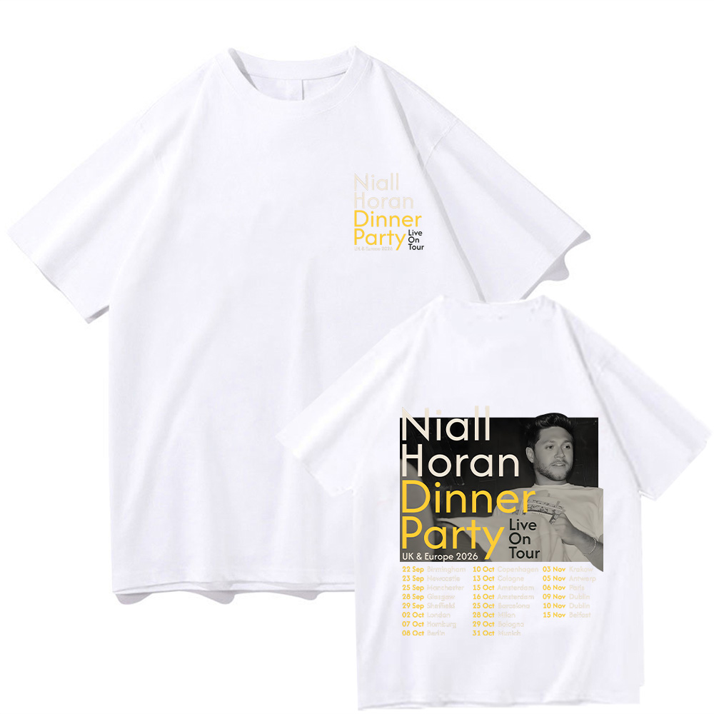 Niall Horan 디너 파티 2026 투어 티셔츠  - Summer Clothing Trends 2026 리뷰 및 가격