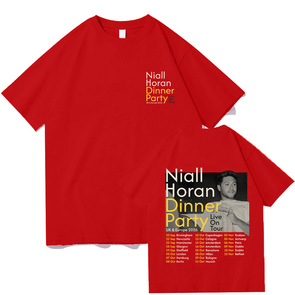 Niall Horan 디너 파티 2026 투어 티셔츠  - Summer Clothing Trends 2026 리뷰 및 가격